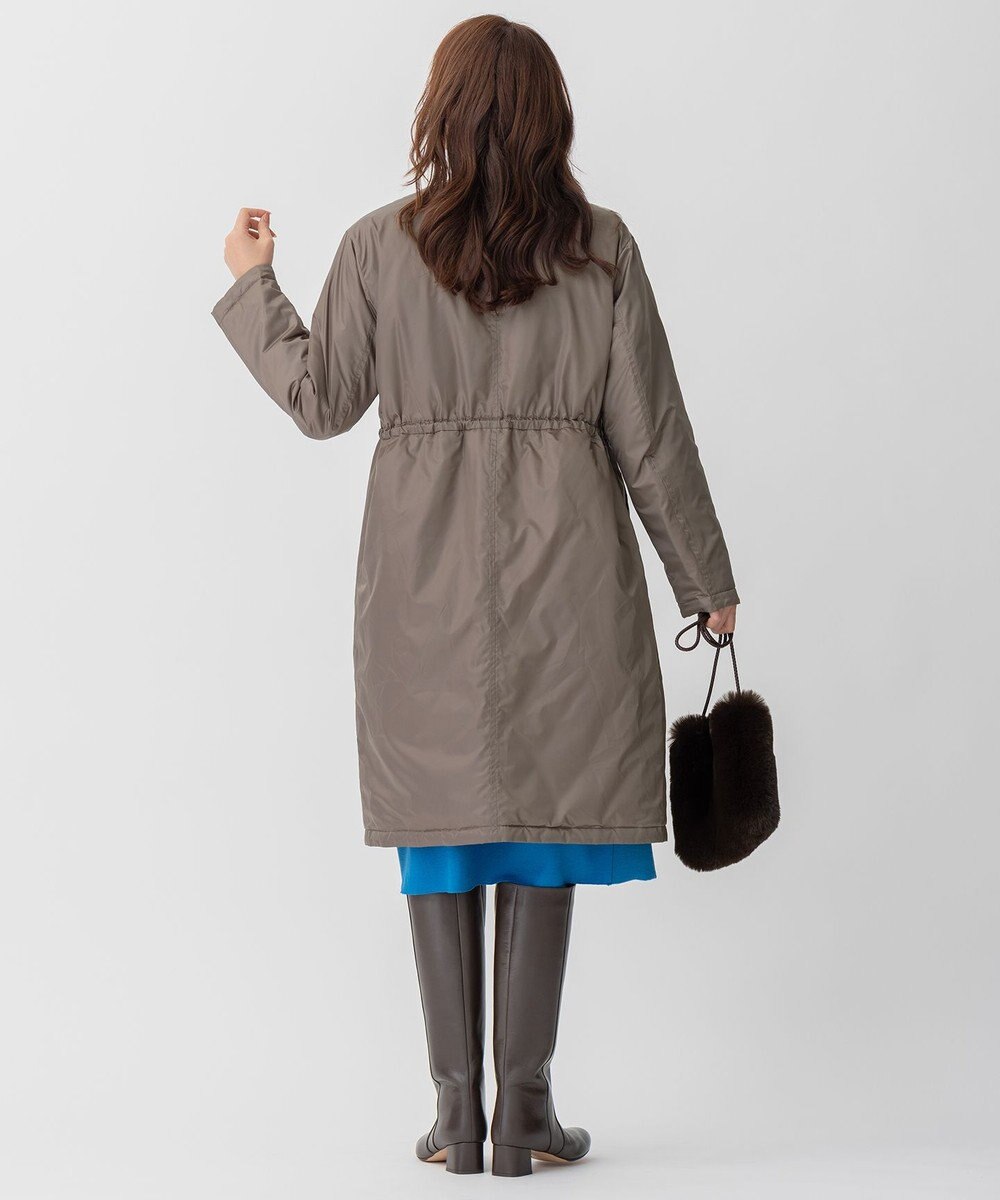 自由区 【洗える/リバーシブル】ブライトキルト リバーシブルコート 