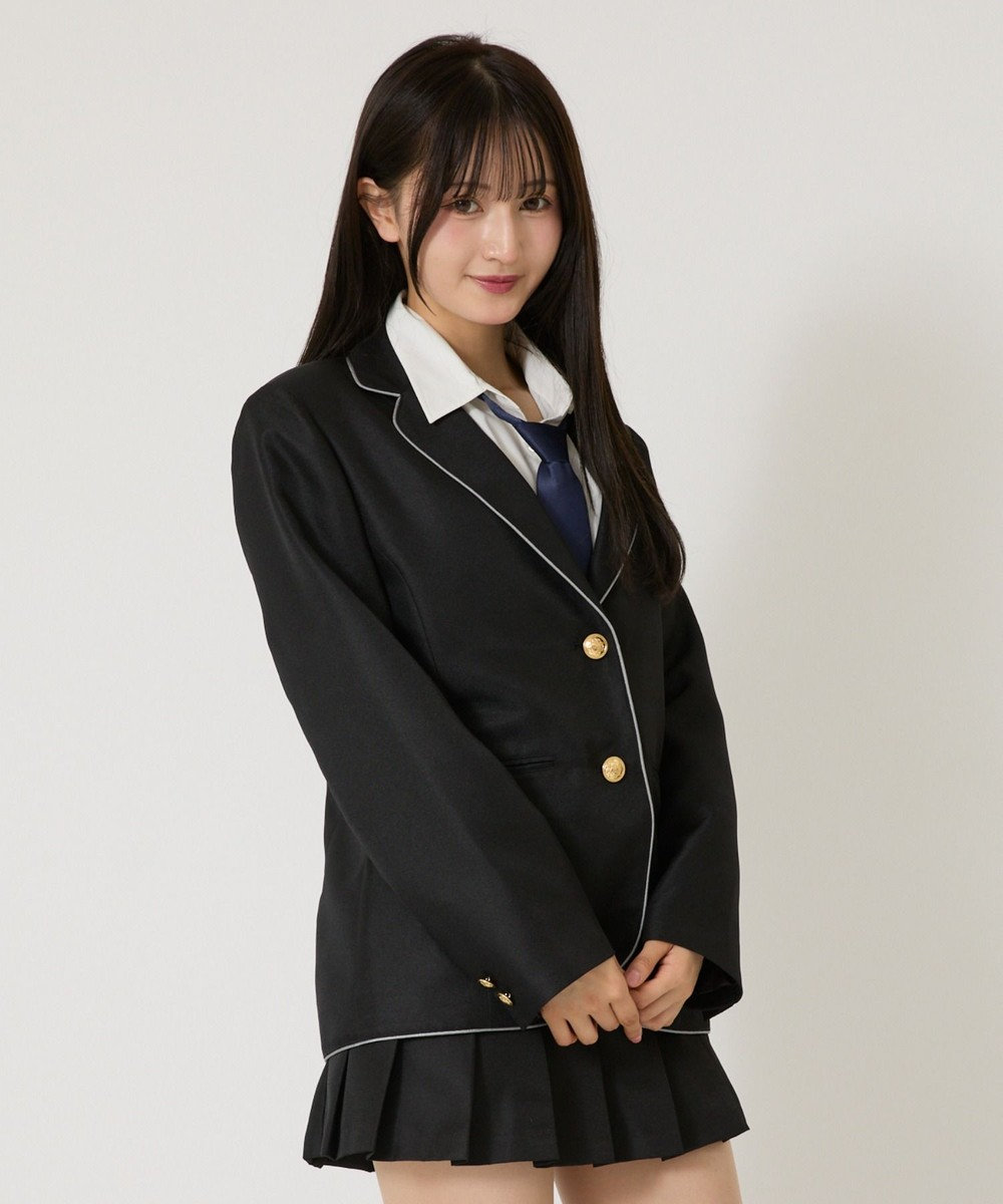 WEGO 【SCHOOLITEM】スクールパイピングブレザー 