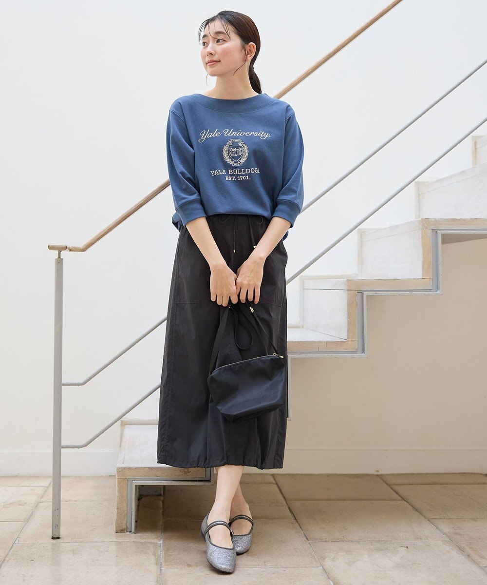 ANY L 【ウエストゴム】撥水ナイロンベイカースカート 