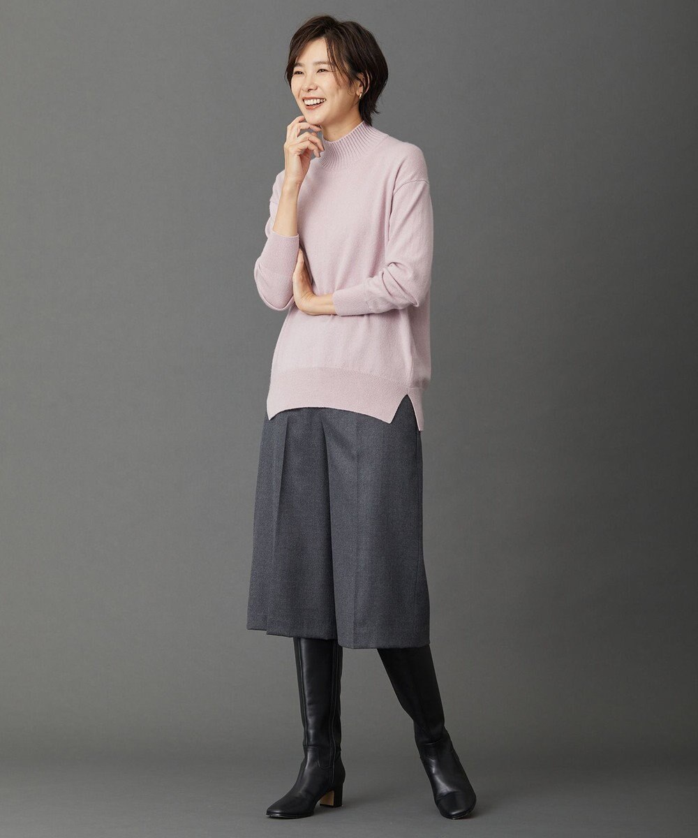 J.PRESS LADIES 【洗える・WEB限定カラーあり】CASHMERE BLEND ハイネック ニット 