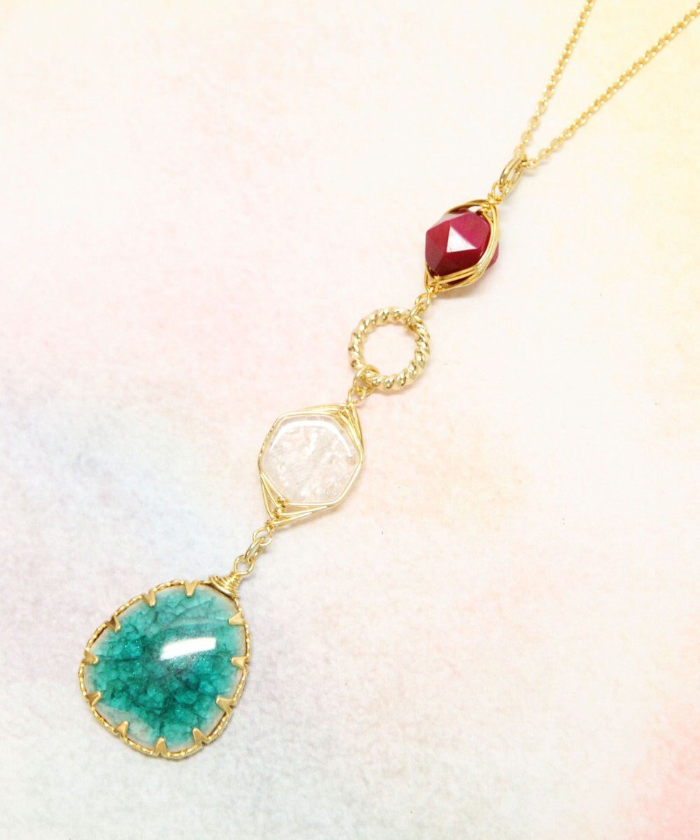 K14gf ブルベ冬カラー天然石ネックレス Wythe Charm ファッション通販 公式通販 オンワード クローゼット