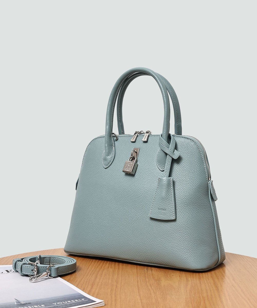 style code 【PADMA/パドマ】 キーチャーム付 本革ハンドバッグ 