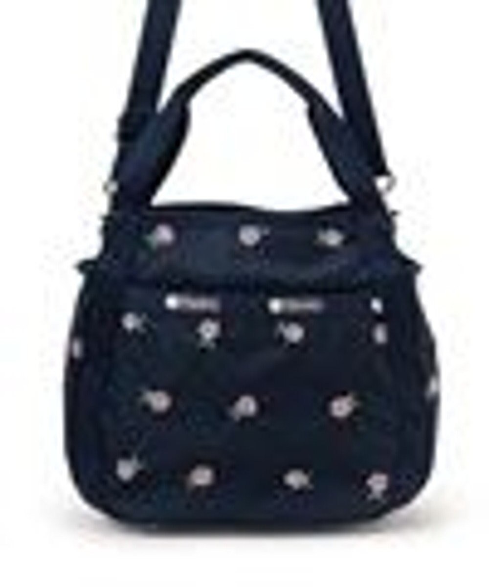 LeSportsac SMALL JENNI/ピンクローズエンブロイダリー 