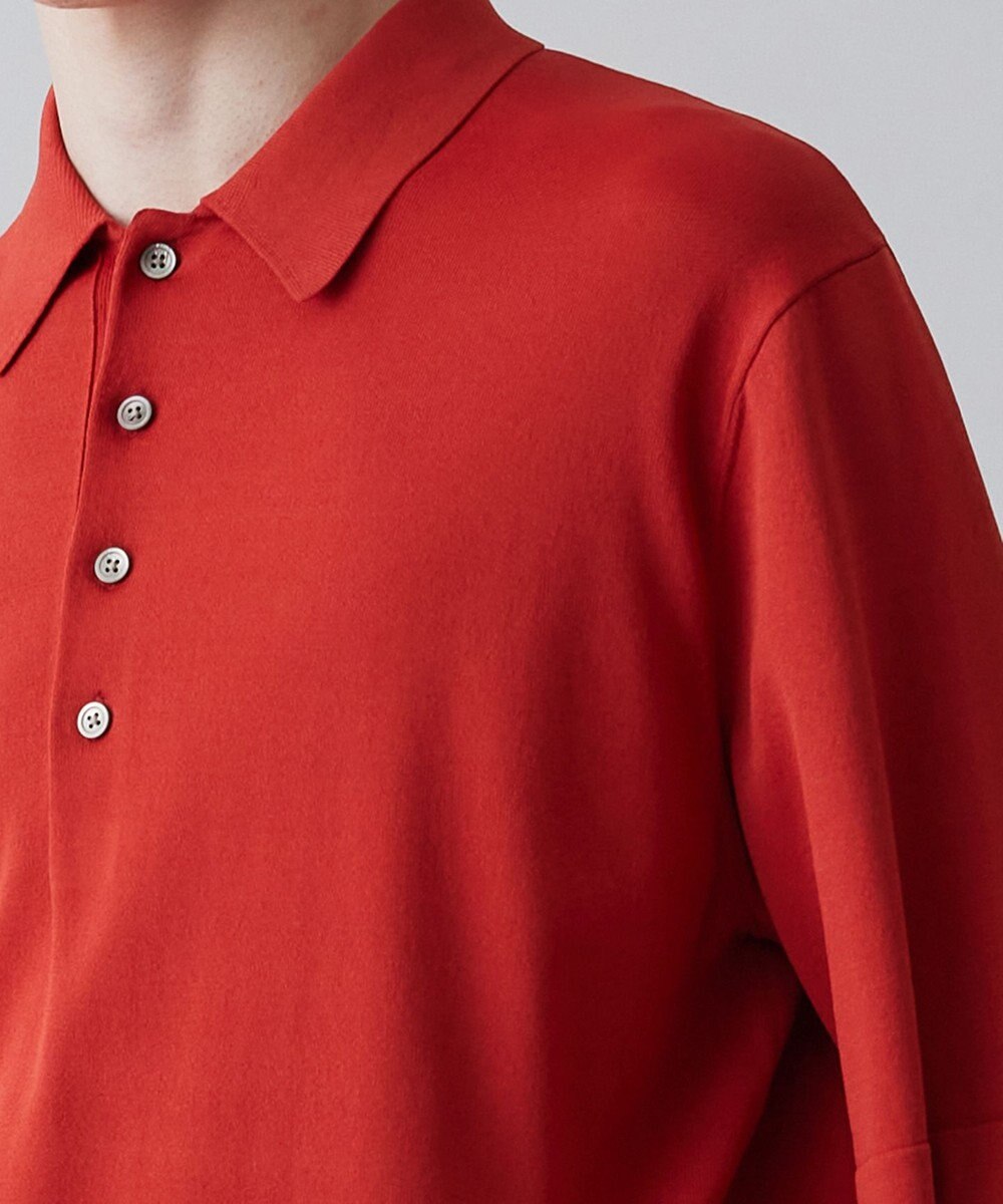 UNFILO MENS 【抗菌防臭】イージーケア ライトニットポロ [23年春夏商品] 