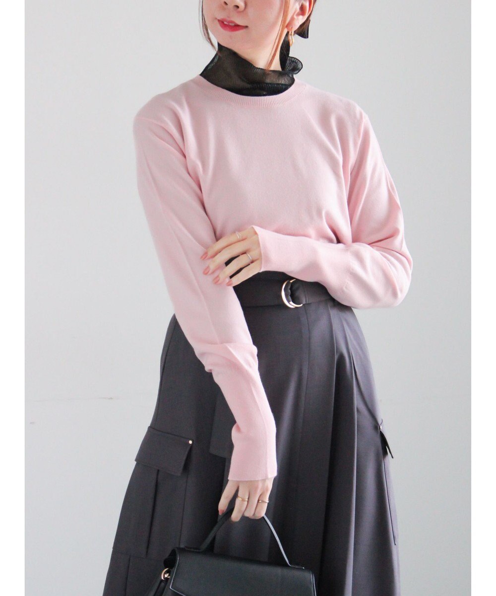 Te chichi プレーンニット(吸湿発熱) 