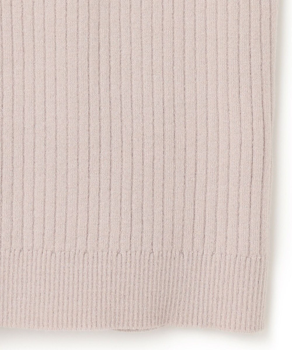 UNFILO 【吸湿発熱】リブ タートルネック ニット 