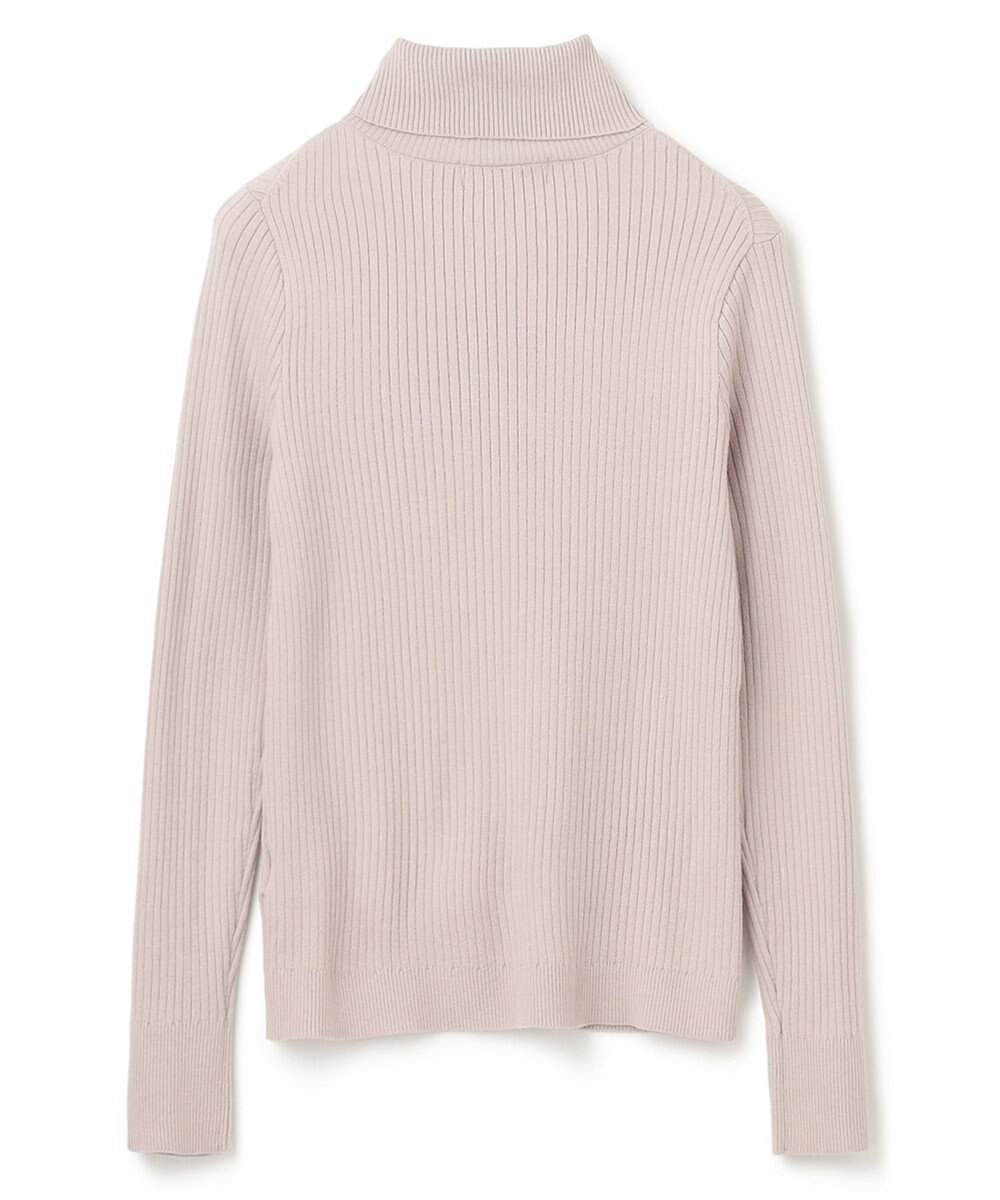 UNFILO 【吸湿発熱】リブ タートルネック ニット 