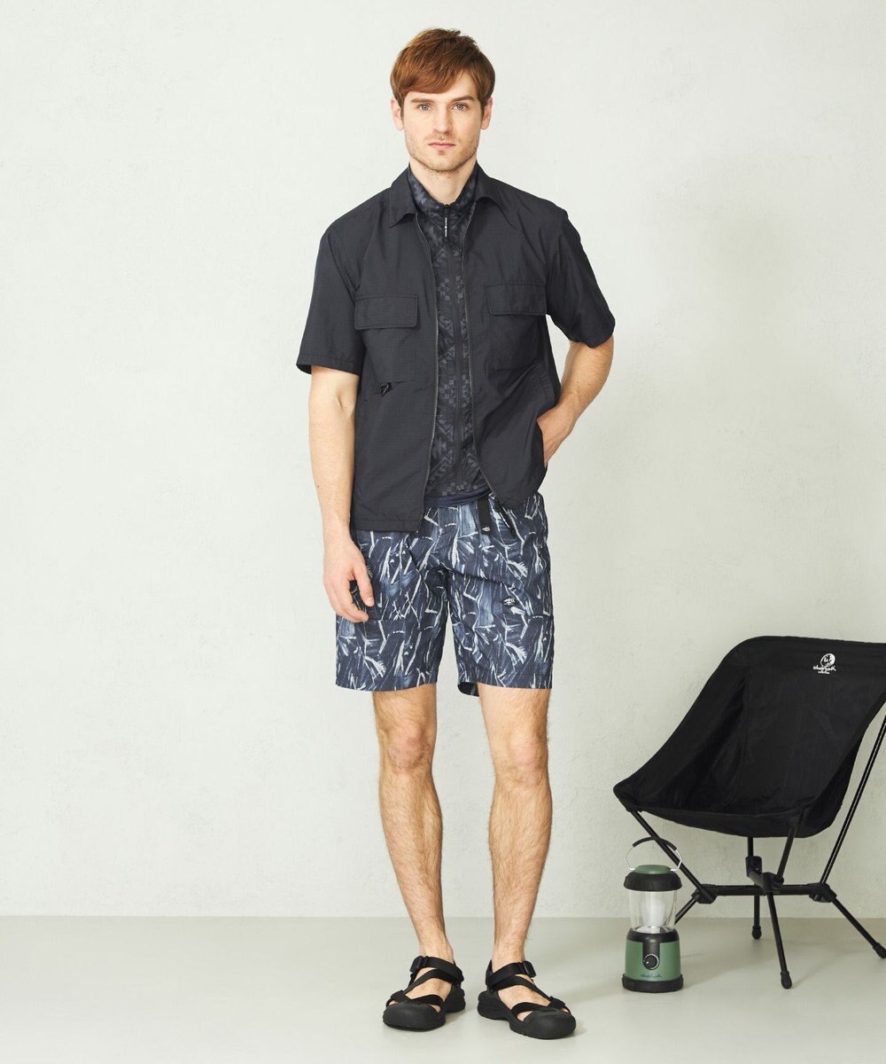 JOSEPH ABBOUD MOUNTAIN 【UNISEX】軽量/撥水 ZIP UPシャツ 