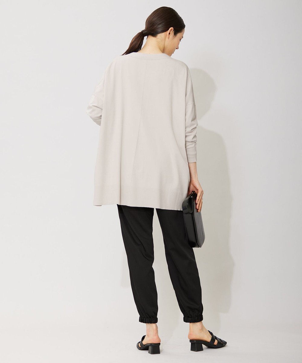 ICB 【洗える】ヴィスコースワイド カーディガン 