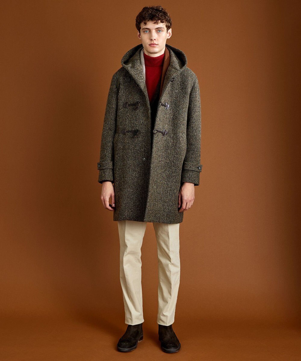 JOSEPH ABBOUD 【ピュアカシミヤ/保温性/軽量】 ヘリンボーン ストール 