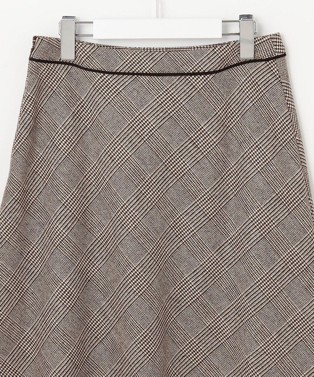 J.PRESS LADIES クラシカル グレンチェック フレアー スカート 