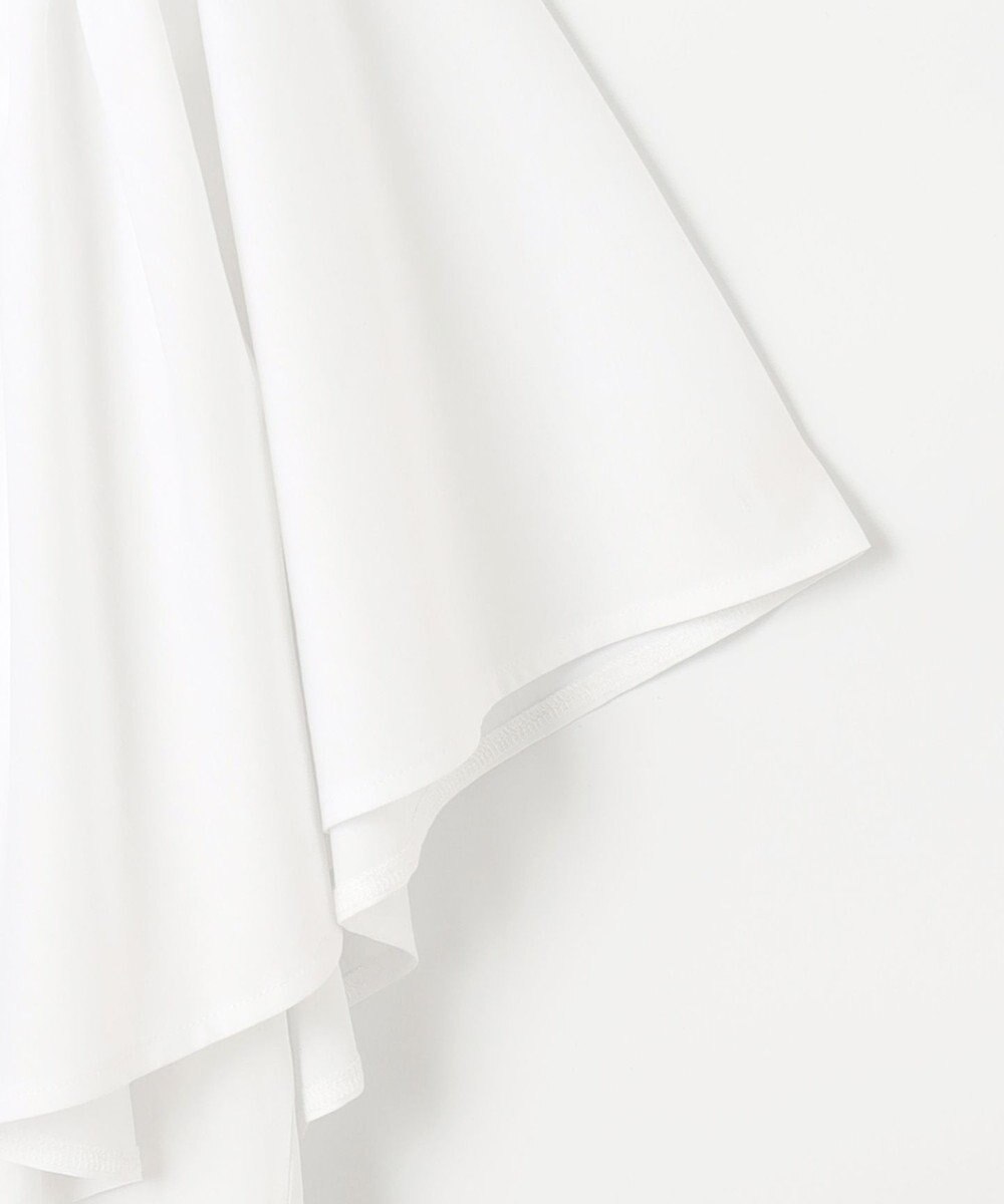 #Newans 【乾燥機可能/接触冷感】ラッフルフリルカットソー 