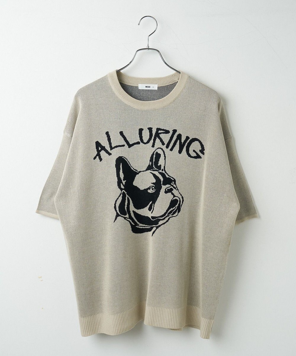 WEGO 【ユニセックス着用ITEM】ジャガードニットプルオーバー（S） 