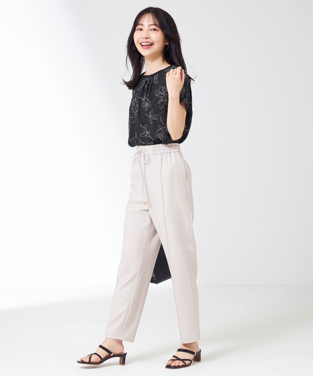 ANY SIS シフォンかぶせ ブラウス 