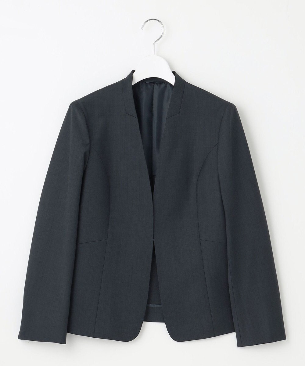 J.PRESS LADIES L 【セットアップ対応】BAHARIYE1 ノーカラー ジャケット 