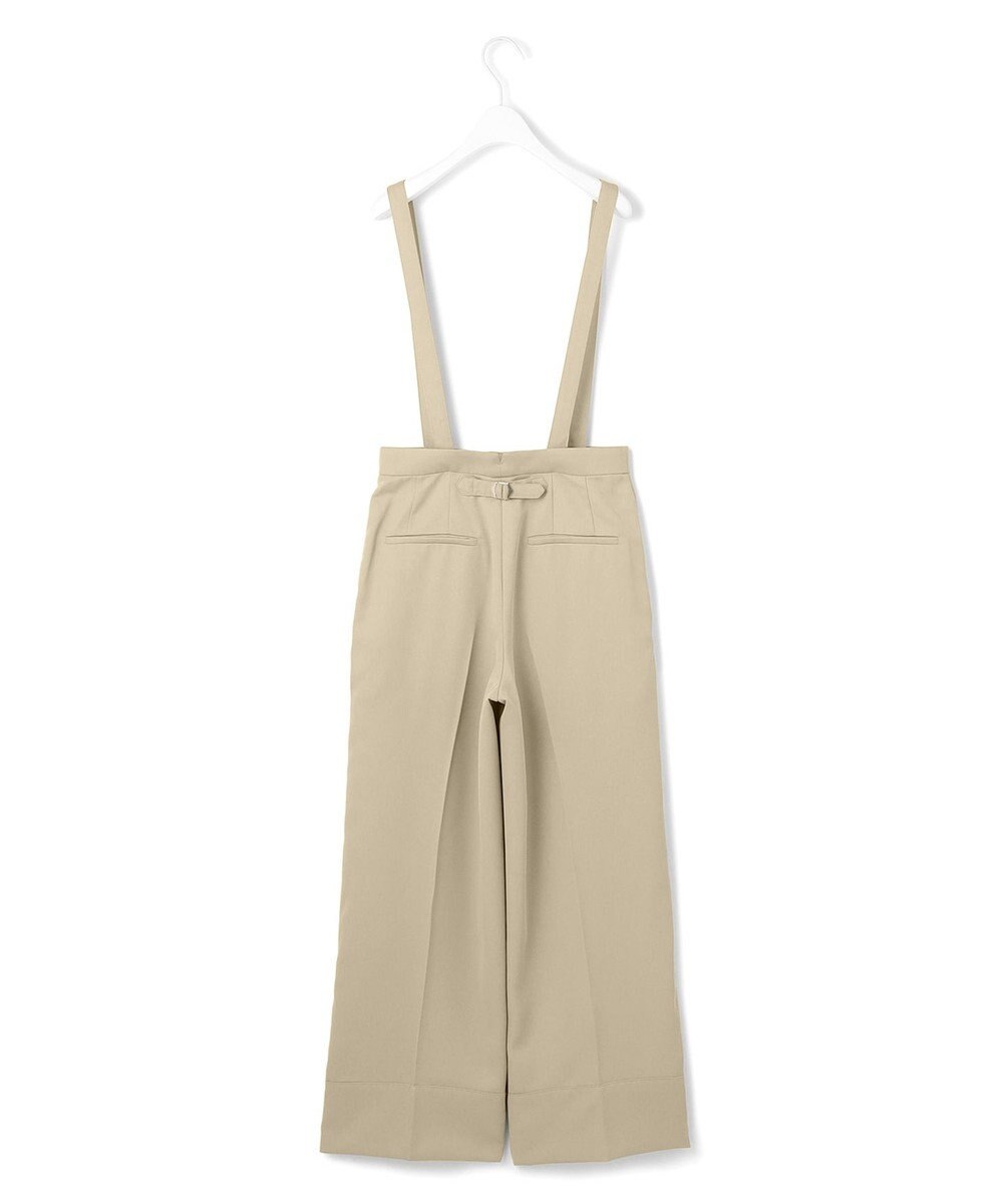 ICB L 【CLASSY.1月号掲載・2WAY・洗える】 クリアサテン ワイドストレートパンツ 