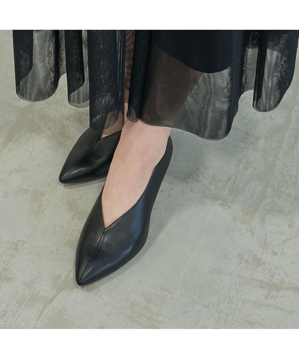 MODE ET JACOMO <carino>カバードポインテッドトゥパンプス 