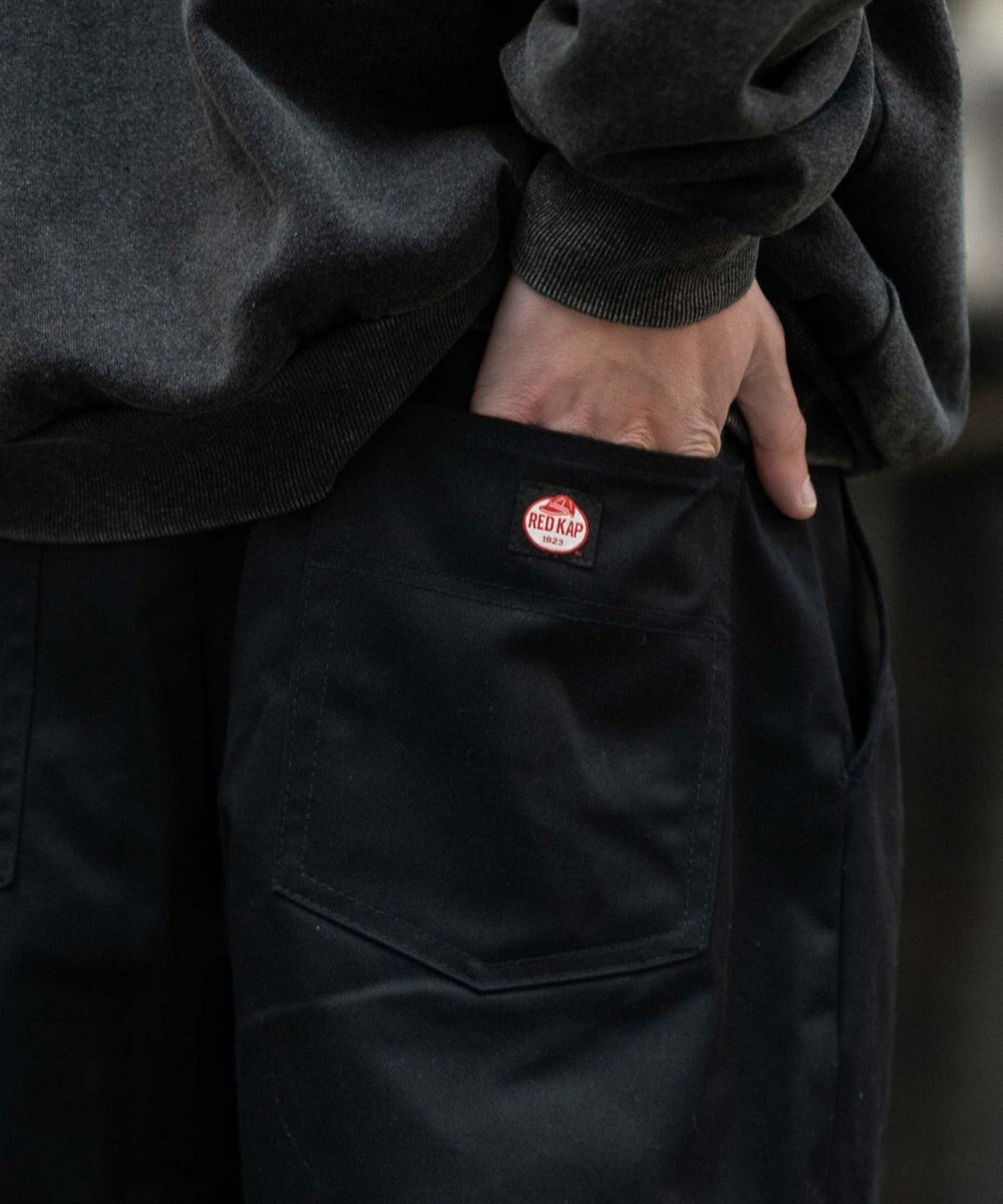 WEGO 別注RED　KAPタックワイドチノパンツ 