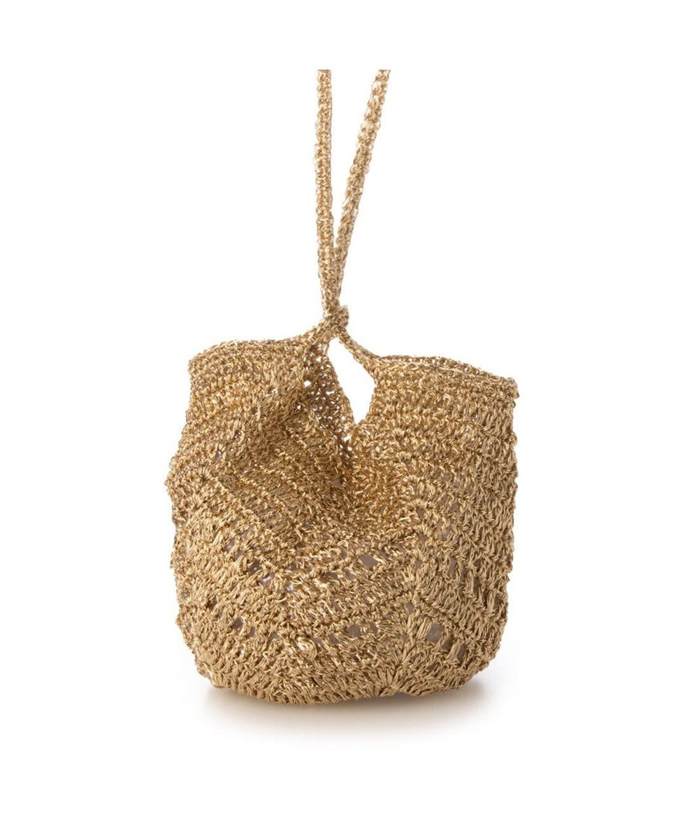 UNBILLION カシュカシュ cachecache / メタリック糸手編みポシェット 