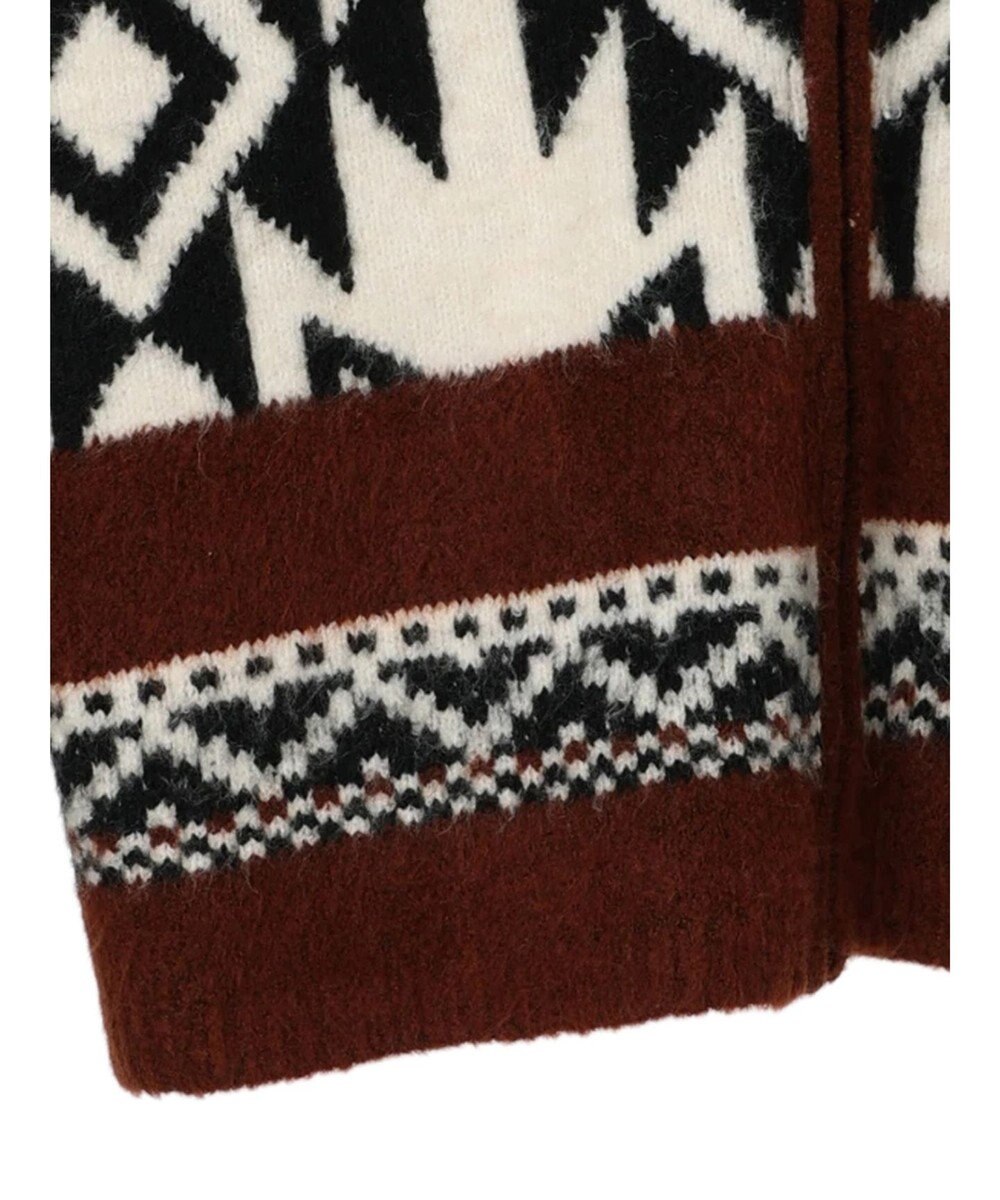 CRAFT STANDARD BOUTIQUE オルテガ柄ニットＺＩＰブルゾン 