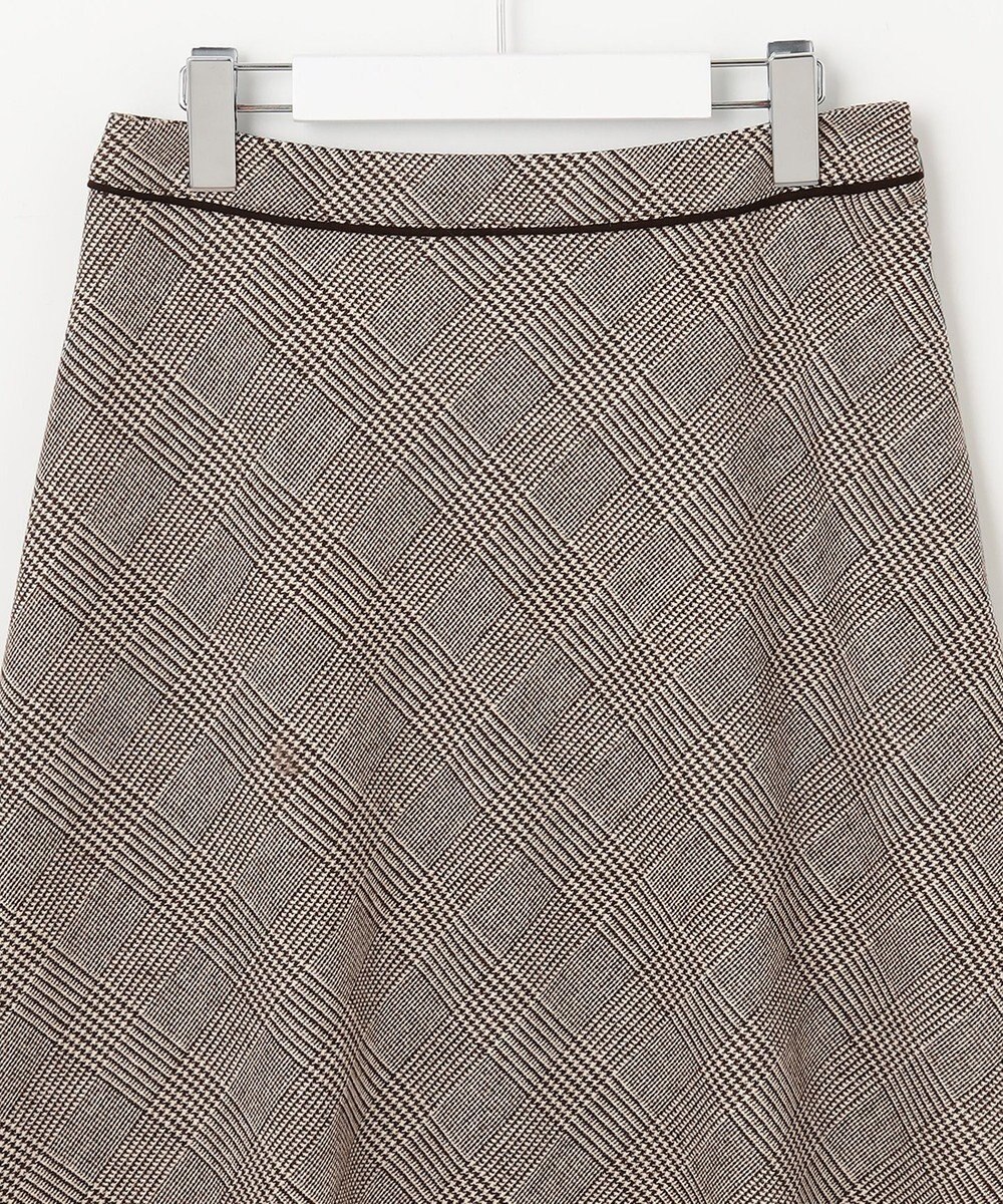 J.PRESS LADIES クラシカル グレンチェック フレアー スカート 