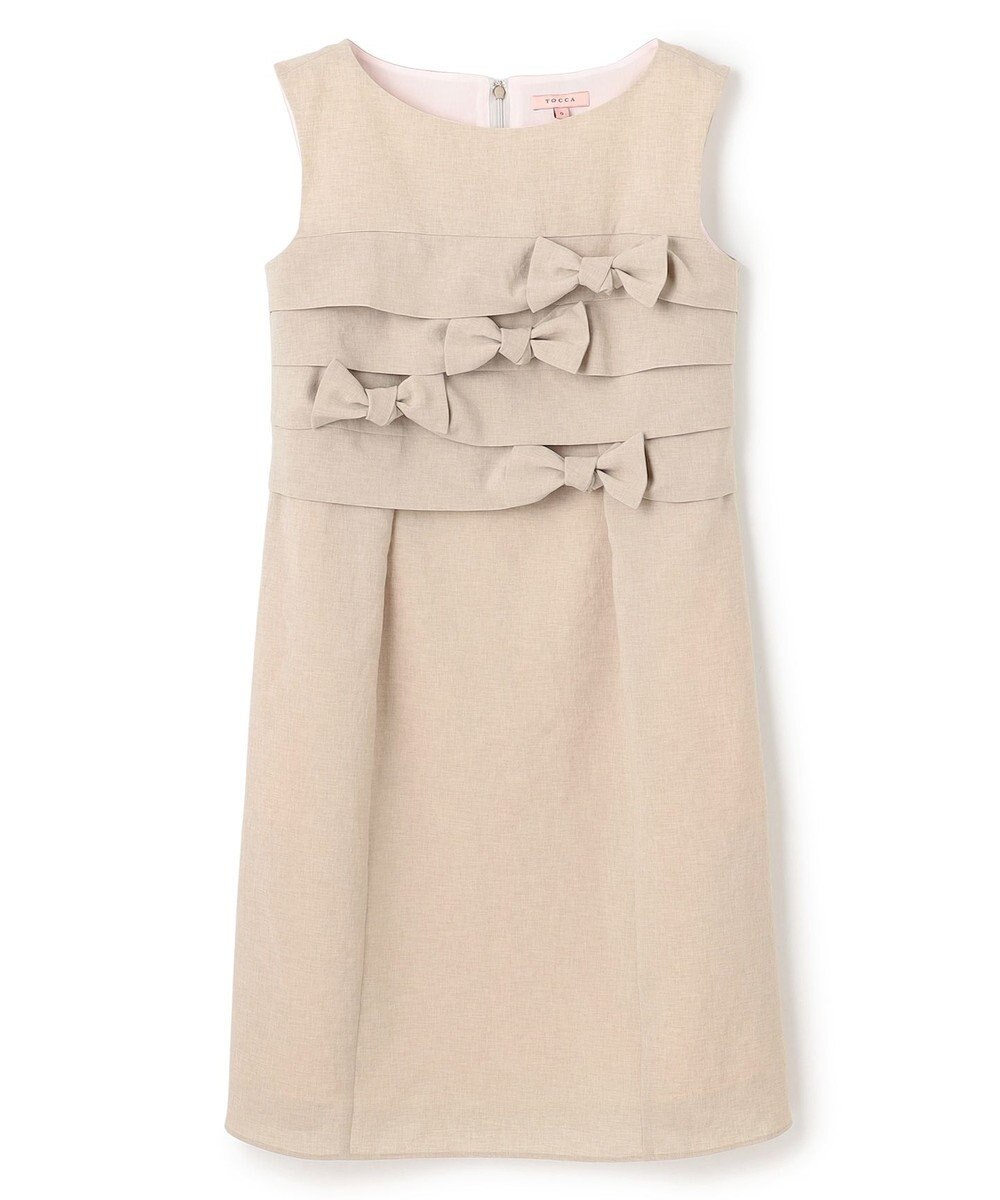 TOCCA 【洗える・消臭・吸水速乾・接触冷感・UVケア】RIBBON KNOT DRESS ドレス 