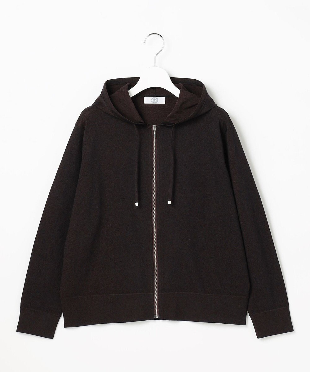 J.PRESS LADIES Vis/Peスパーク ニット パーカー 