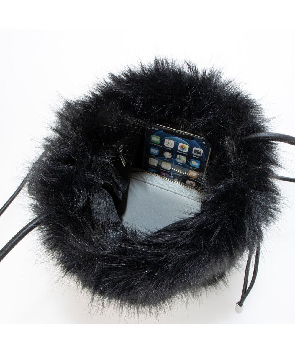 UNBILLION カシュカシュ cachecache / エコファーシンプル巾着ショルダーバッグ 