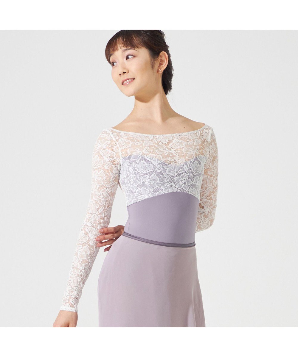 Chacott ◎【Nela ライン】ロングスリーブレオタード 