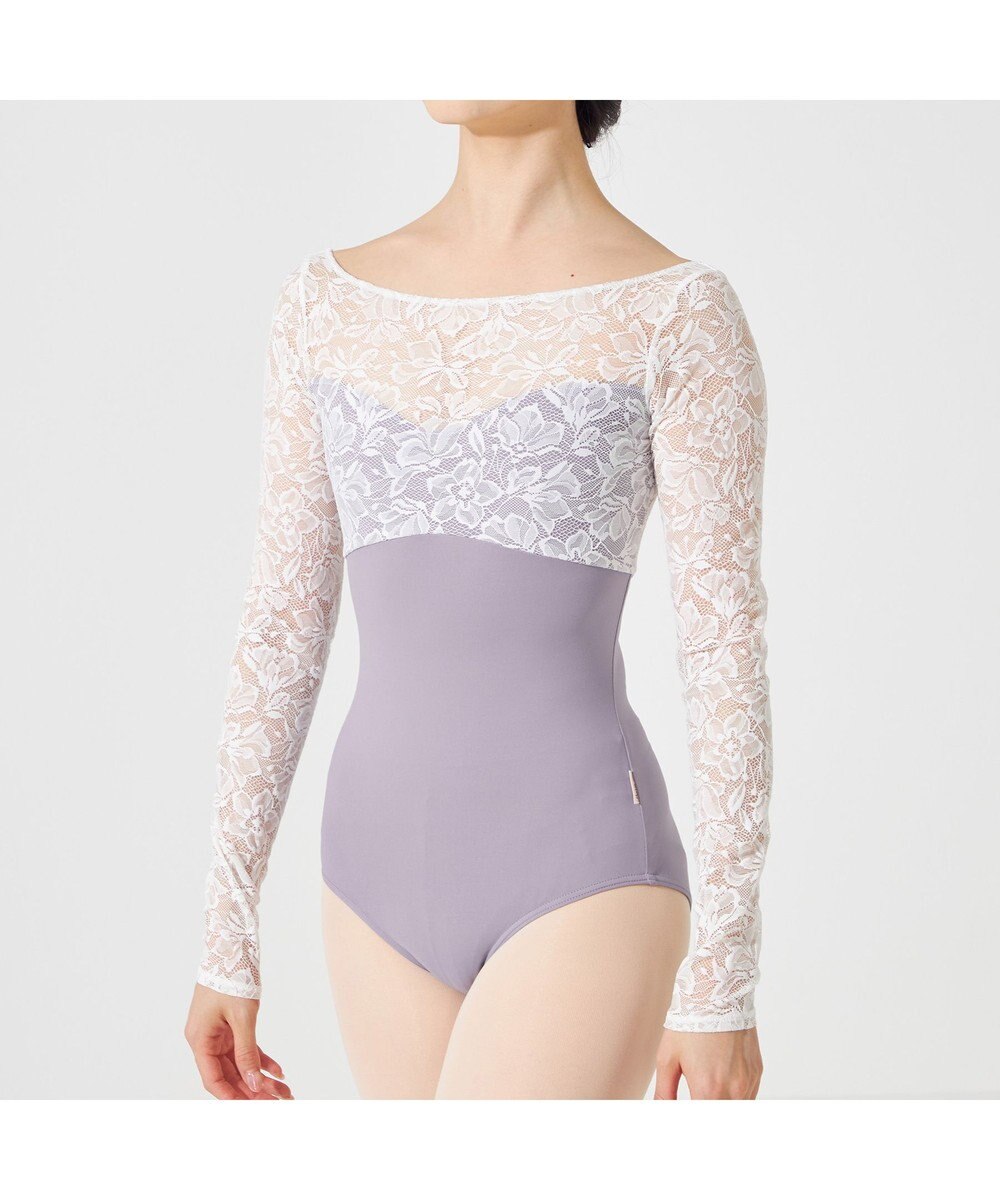 Chacott ◎【Nela ライン】ロングスリーブレオタード 