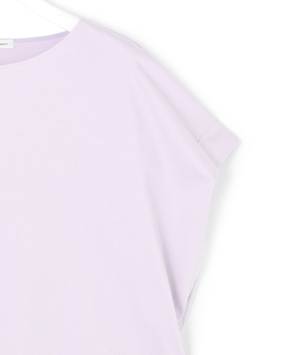 23区 【汗じみ防止/洗える】スムースデザイン フレンチスリーブ Tシャツ 