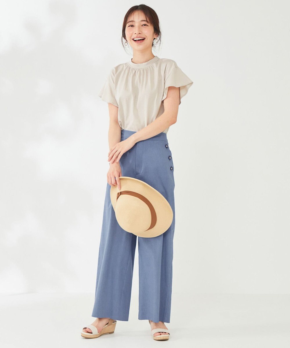 ANY SIS 【洗える】シャンブレーマリン パンツ 