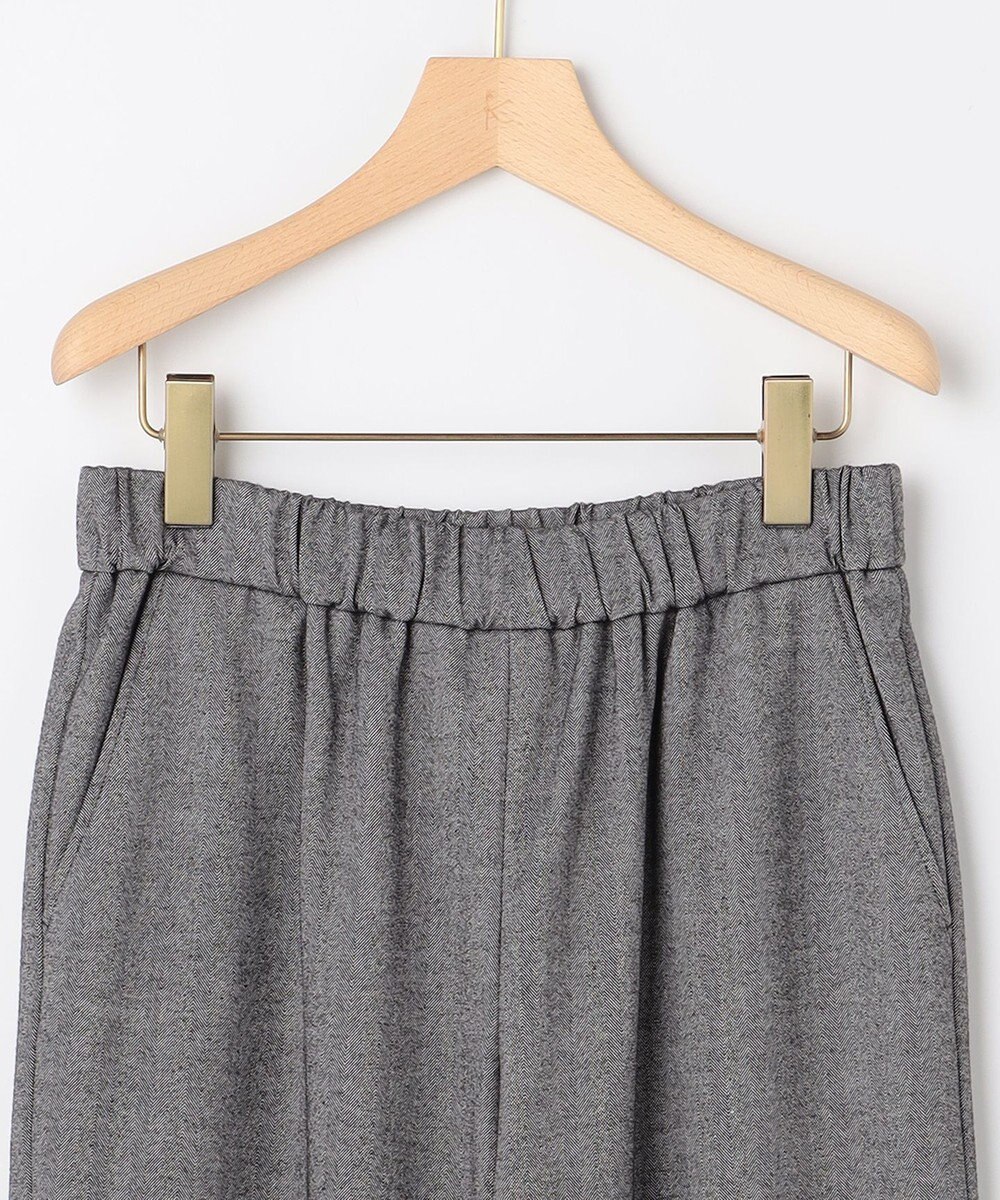 組曲 L 【加藤ローサさん着用】ツイル起毛ストレート パンツ 