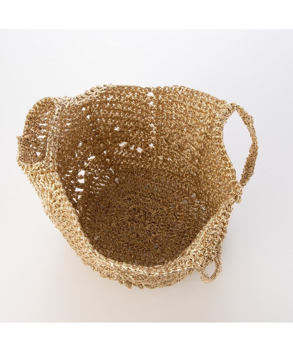 UNBILLION カシュカシュ cachecache / メタリック糸手編みポシェット 