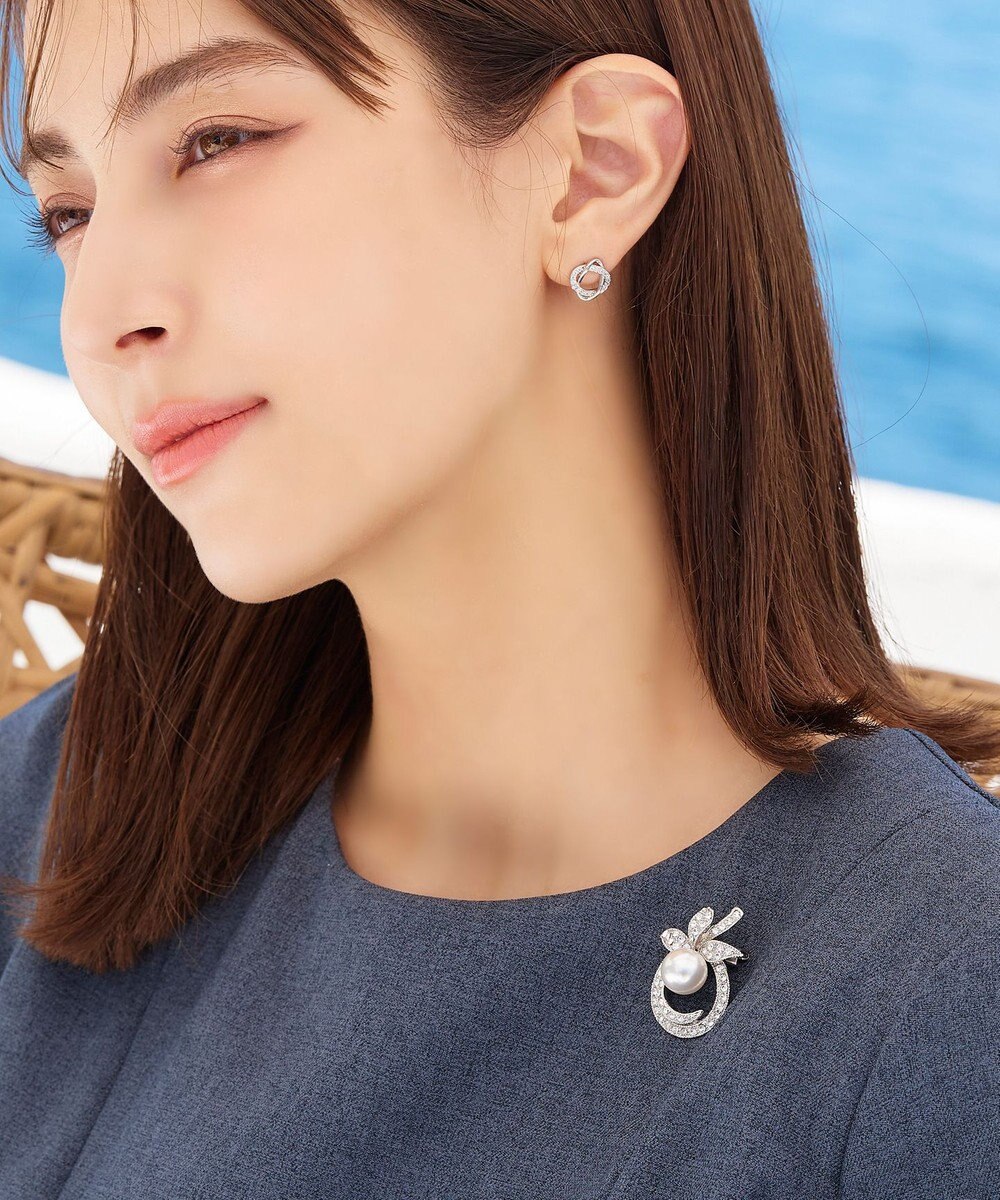 Tiaclasse ミニクリスタルブローチ 