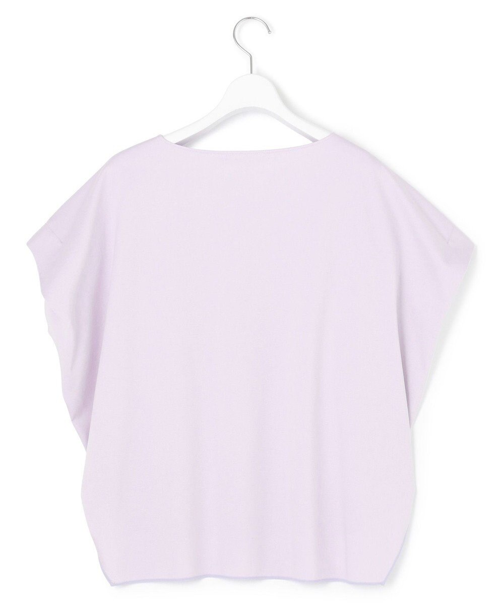 23区 【汗じみ防止/洗える】スムースデザイン フレンチスリーブ Tシャツ 