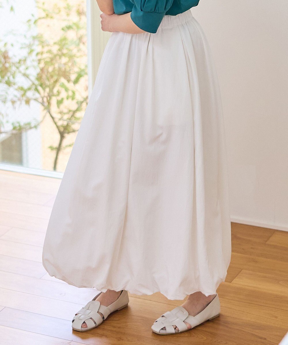 ANY L 【撥水/ウエストゴム】バルーンスカート 