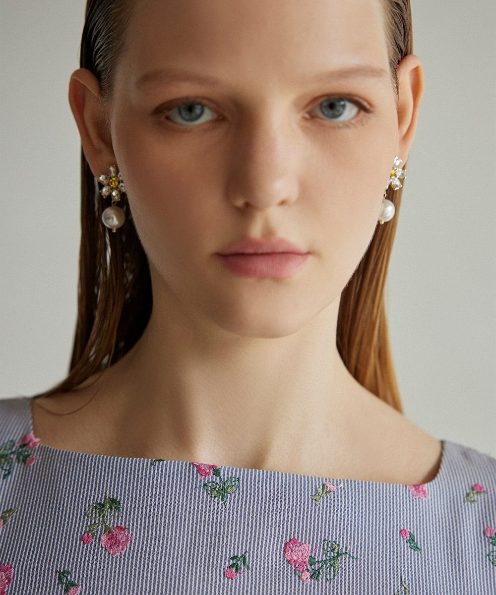 TOCCA DAISY BIJOUX＆PEARL EARRINGS イヤリング 