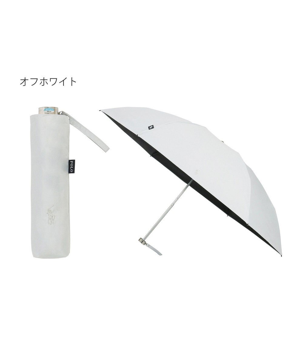 MOONBAT 【大きめ】POLO RALPH LAUREN 晴雨兼用日傘 折りたたみ傘 PP／遮光 遮熱 UV 