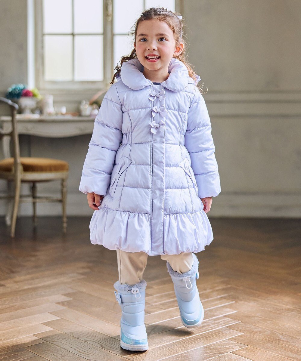 ANY KIDS 【フード取り外し/洗濯機可能】Aラインコート 