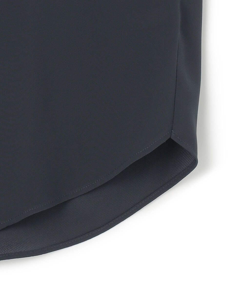 ICB L 【UVケア・速乾・接触冷感・洗える】BackSatinAmunzen 配色ボウタイブラウス 