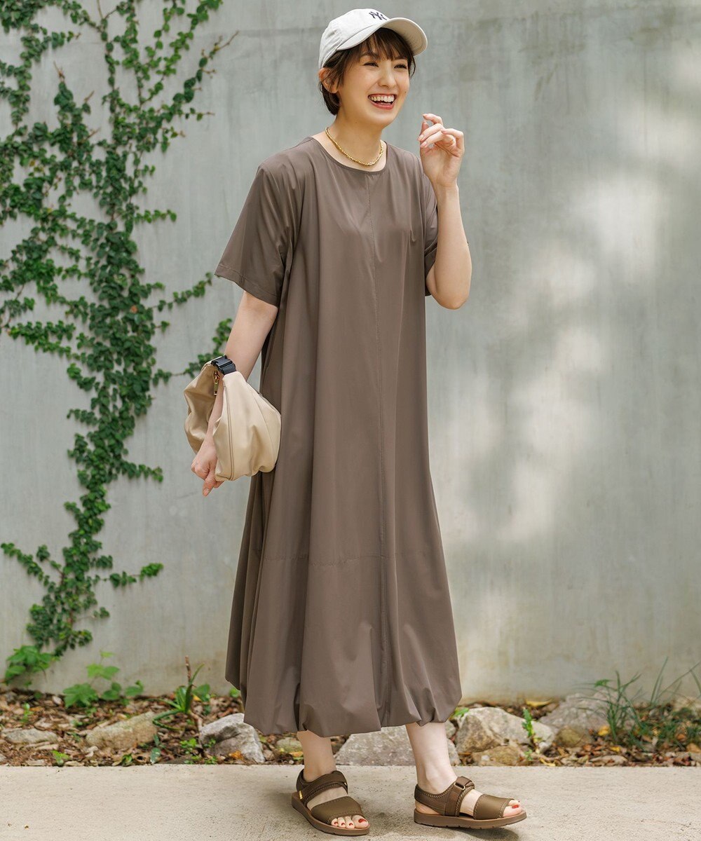 ANY バルーンシルエットワンピース 