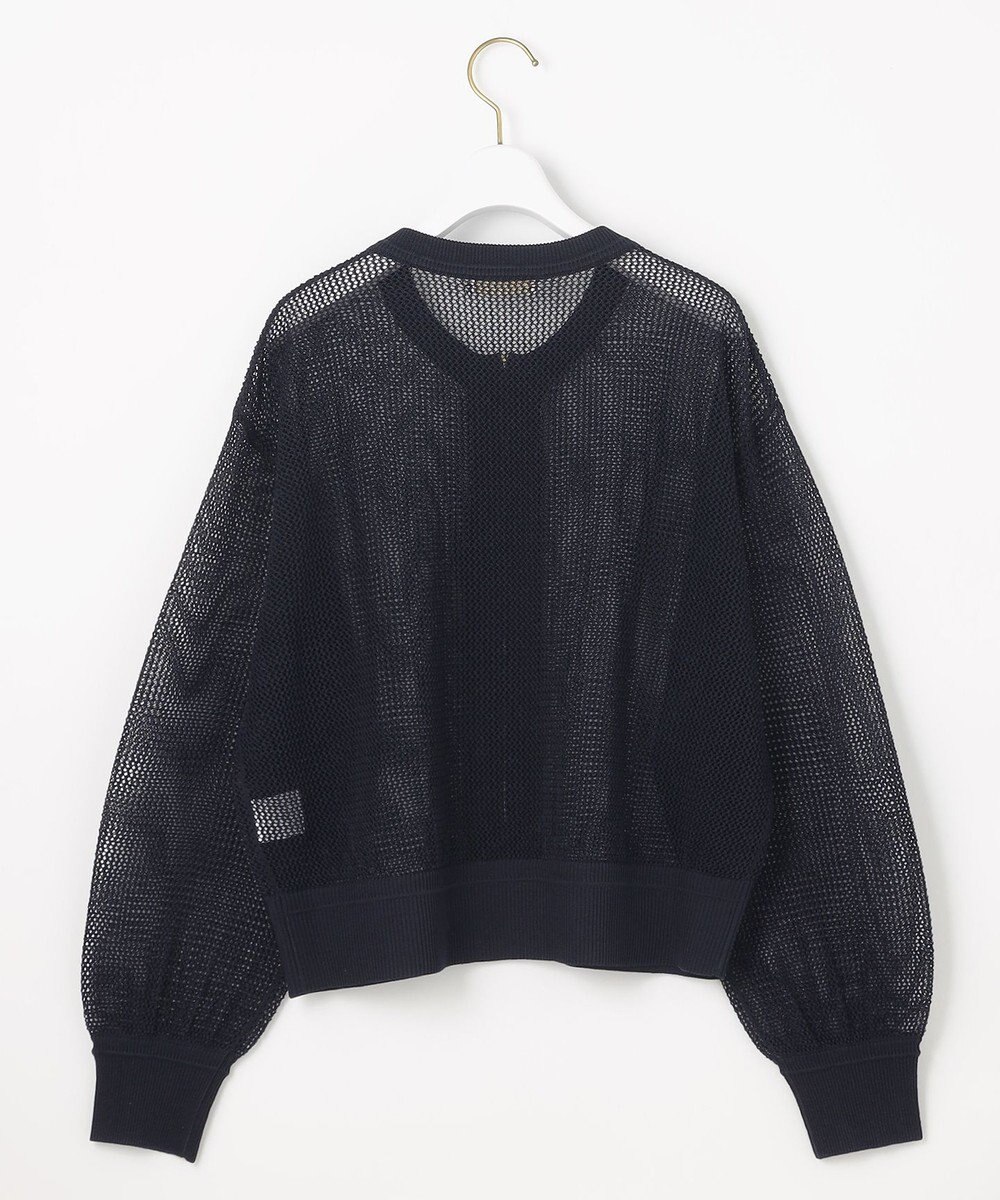 ANY SIS L 【洗える】メッシュニット ブルゾン 