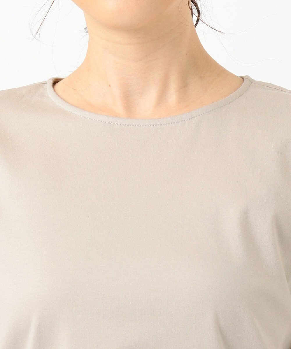 J.PRESS LADIES L 【UVケア・接触冷感】コンパクトコットンスムース 裾刺繍 カットソー 