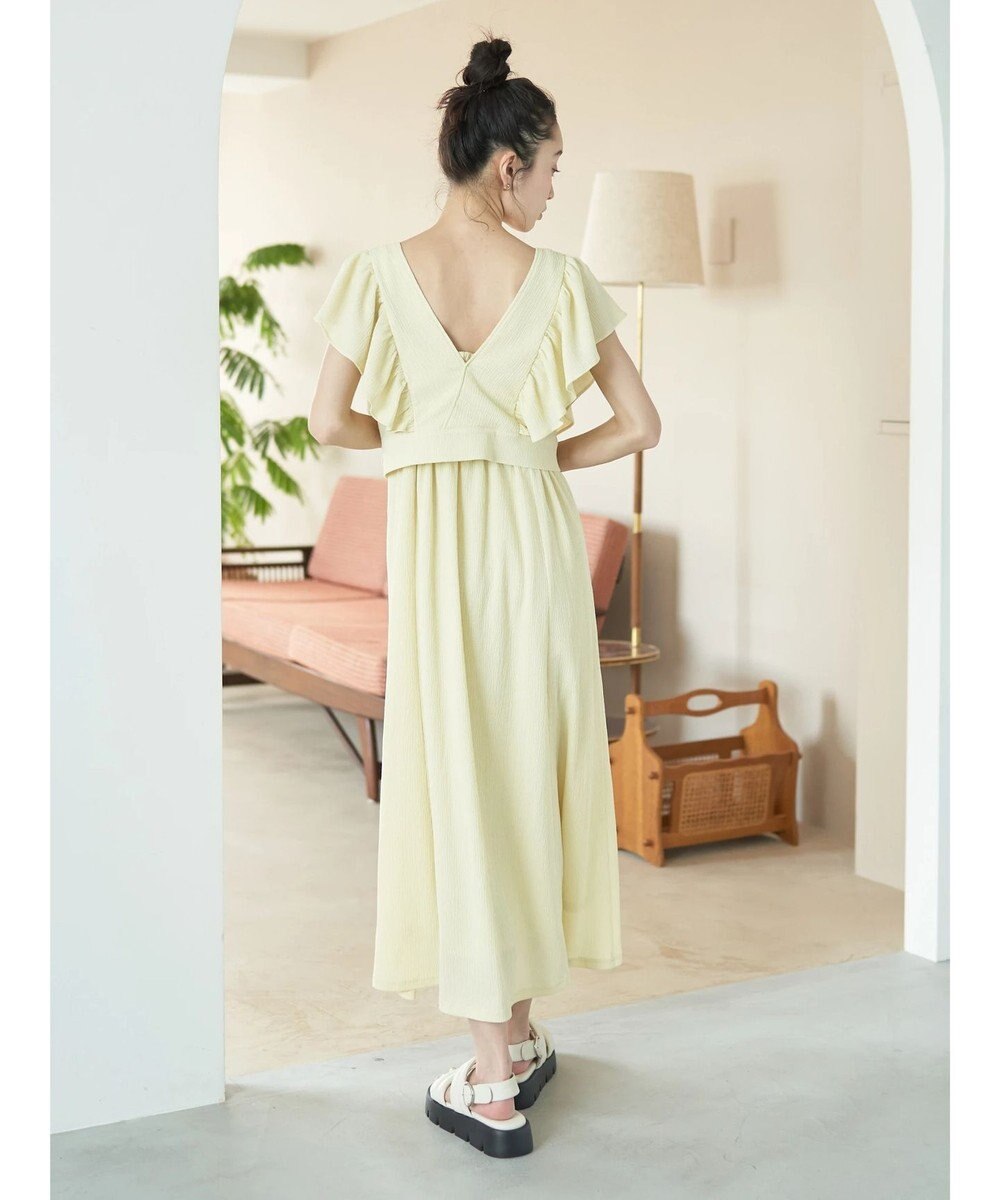 earth music&ecology ＳＥＴ２点　フリルショルダーツーピースワンピース 