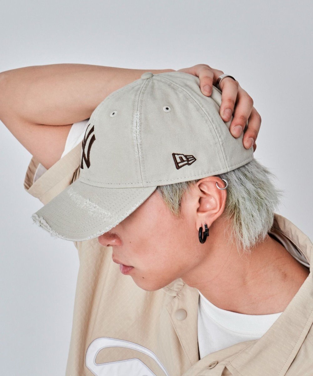 WEGO 【ユニセックス着用ITEM】別注NEWERA　9FORTY　　damage 