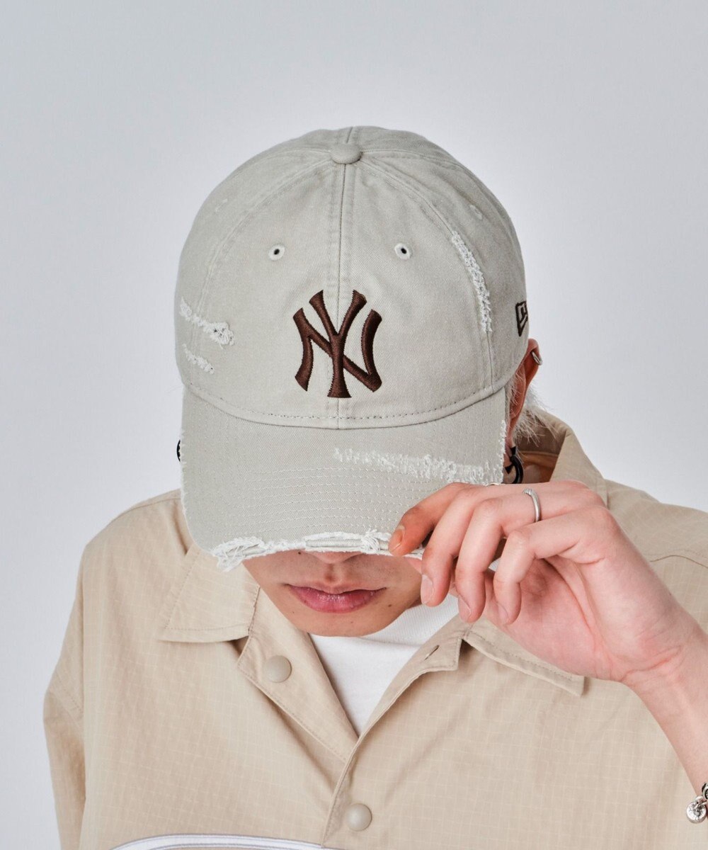 WEGO 【ユニセックス着用ITEM】別注NEWERA　9FORTY　　damage 