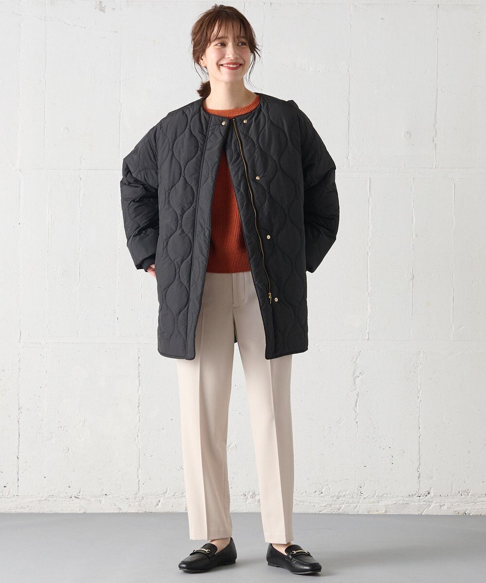 ANY 【蓄熱保温/撥水/洗濯機可能】撥水ウォームキルトブルゾン 