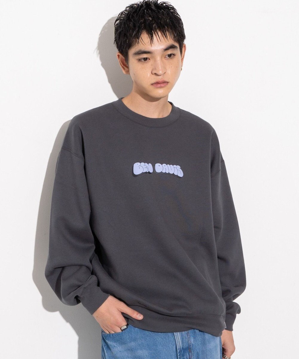 WEGO 【ユニセックス着用ITEM/MLサイズ展開/裏起毛】別注BENDAVISプランプロゴプルオーバー 