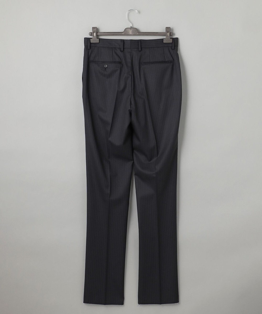 GOTAIRIKU 横に伸びる【TasmaniaWool/タマニアウール】ストレッチ スーツ（ブラックストライプ） 